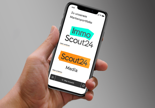 Scout Website auf dem Smartphone